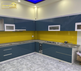 TỦ BẾP NHỰA PICOMAT PHỦ ACRYLIC TBA006