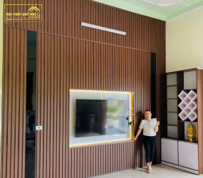 Mẫu Lam Sóng Phòng Khách MS670