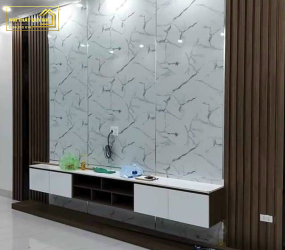 Mẫu Lam Sóng Phòng Khách MS660