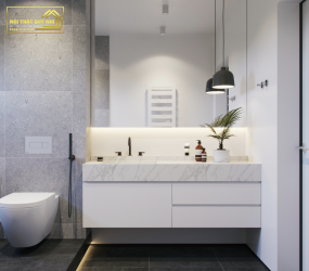 Mẫu Tủ LAVABO Phòng Tắm 09