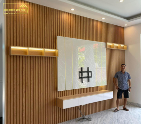 Mẫu Lam Sóng Phòng Khách MS674