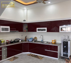 TỦ BẾP NHỰA PICOMAT PHỦ ACRYLIC TBA0126