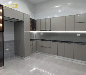 Mẫu Tủ Bếp INOX Cánh Kinh MS0015