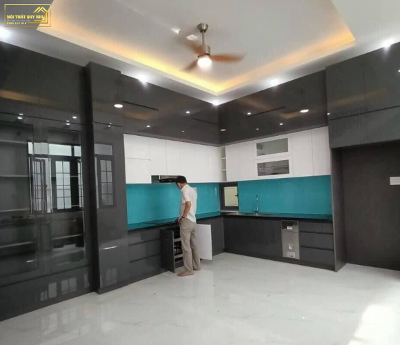 TỦ BẾP NHỰA PICOMAT PHỦ ACRYLIC TBA026