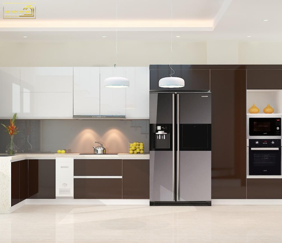TỦ BẾP NHỰA PICOMAT PHỦ ACRYLIC TBA093