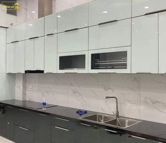 Mẫu Tủ Bếp INOX Cánh Kinh MS004