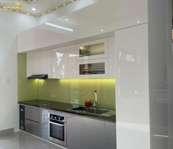 Mẫu Tủ Bếp INOX Cánh Kinh MS0013