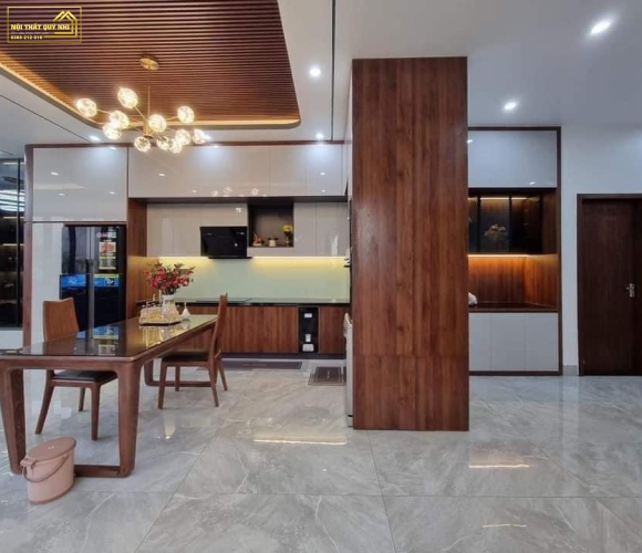 Mẫu Tủ Bếp INOX Cánh Kinh MS0014